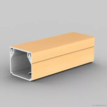   KOPOS ELEKTRO - LHD 20X20 I1 - Vezetékcsatorna Műa csatorna  20x20mm tetővel rózsaszín nyírfa 2m 24m/cs