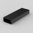 KOPOS ELEKTRO - LHD 40x20 FD - Vezetékcsatorna Műa csatorna  40x20mm tetővel fekete UV-stabil 2m 24m/cs