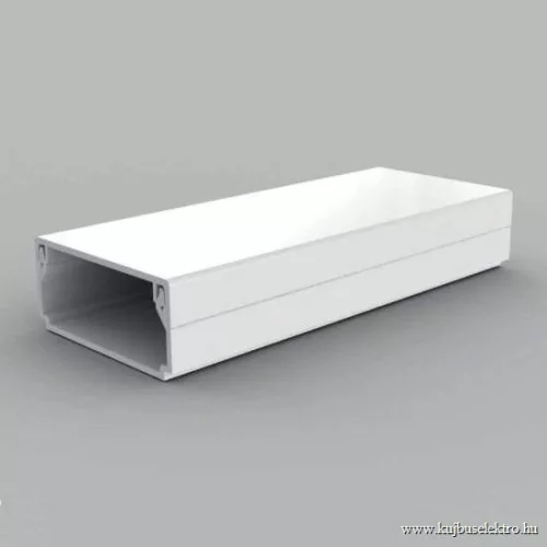 KOPOS ELEKTRO - LHD 40X20 P2 - Vezetékcsatorna Műa csatorna  40x20mm tetővel fehér 2m öntapadós 24m/cs