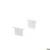 SCHRACK - GRAZIA 20 süllyesztett profil véglap, 2db, fehér for Recessed profile - LI1000557-