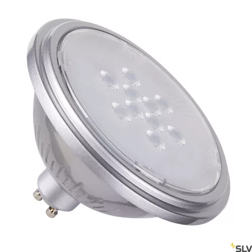SCHRACK - QPAR111 GU10, LED fényf. ezüst 7W 4000K CRI90 40° LED fényforrás - LI1005296-