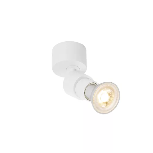 SCHRACK - PURI 2.0 Basic kerek  1x max. 6W GU10 fehér Surface-mounted wall and ceiling light - LI1008228-