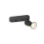SCHRACK - PURI 2.0 Basic kapcsolóval kerek  1x max. 6W GU10 fekete Surface-mounted wall and ceiling light - LI1008231-