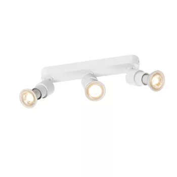   SCHRACK - PURI 2.0 Basic hosszú kerek 3 x max. 6W GU10 fehér Surface-mounted wall and ceiling light - LI1008234-