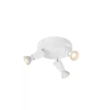   SCHRACK - PURI 2.0 Basic kerek 3 x max. 6W GU10 fehér Surface-mounted wall and ceiling light - LI1008236-