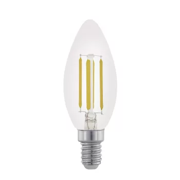   SCHRACK - LM-E14-LED FILAMENT gyertya- 4W/350lm 2700K 1STK - dimm  - LI110025--