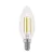SCHRACK - LM-E14-LED FILAMENT gyertya- 4W/350lm 2700K 1STK - dimm  - LI110025--