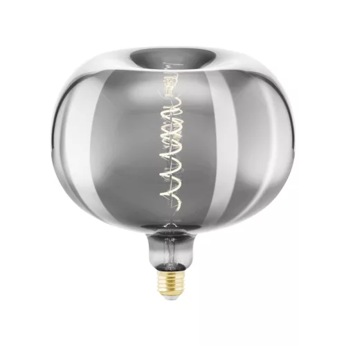 SCHRACK - LM-E27 LED nagy méretű 4W/50LM 2200Kdimm Gőzölt üveg, króm színű - LI110098--