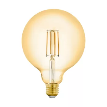   SCHRACK - LM-E27-LED-FILAMENT szépia gömb G125 6W/650lm 2200K dimm Dimmelhető távszabályozóval vagy applikációval - LI12225---