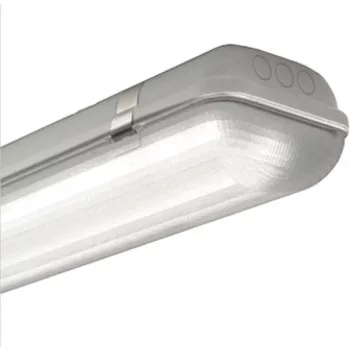   SCHRACK - Linda LED PC 2x24W AMPIO,4000K, 7383lm, IP65,szürke,L=1270mm moisture-proof diffuser luminaire - LI2JL58659