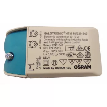   SCHRACK - Elektronikus transzformátor, 70W, 230V/12V - LI5ZHTM70-