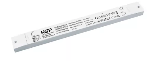 SCHRACK - LED tápegység 100W 24VDC, DALI/Touch, L=300mm B=30mm H=16mm  - LI68792---