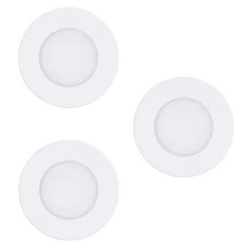   SCHRACK - FUEVA-Z DL SetX3 3X2,8W 1170lm CCT  Ø86, fehér sülly. lámpa Zigbee funkcióval - LI900099--