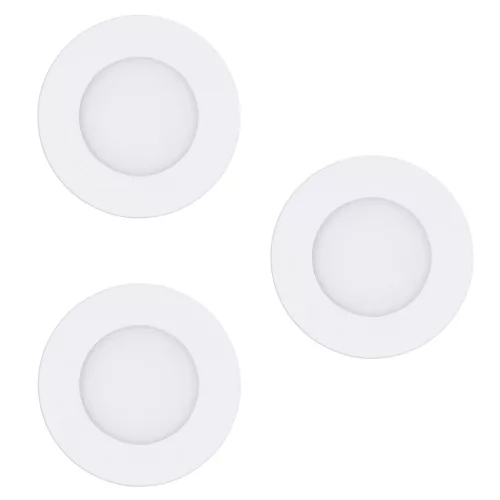 SCHRACK - FUEVA-Z DL SetX3 3X2,8W 1170lm CCT  Ø86, fehér sülly. lámpa Zigbee funkcióval - LI900099--