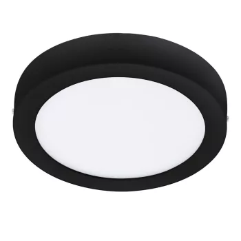   SCHRACK - FUEVA-Z DL 16,5W 2250lm CCT  Ø210, fekete falon kívüli lámpa Zigbee funkcióval - LI900108--