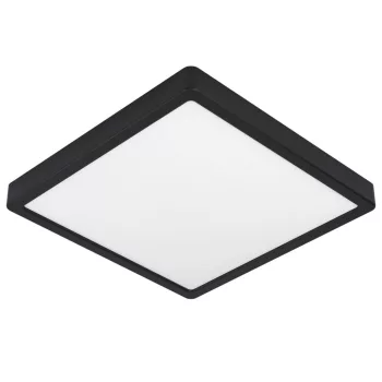   SCHRACK - FUEVA-Z DL 19,5W 2500lm CCT, 285x285, fekete falon kívüli lámpa Zigbee funkcióval - LI98854---