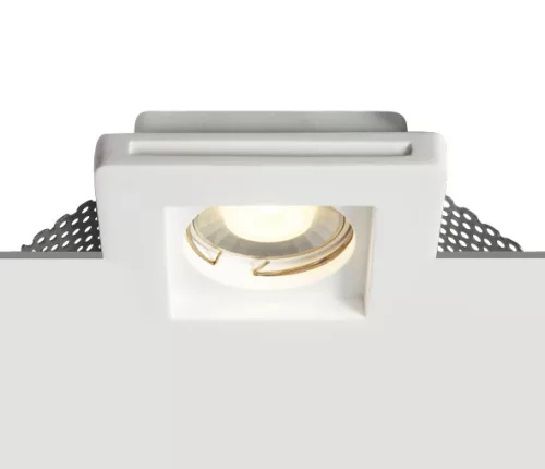 SCHRACK - Gypsum Square GT1 10W GU10 IP20 100-240V fehér  - LID10894--