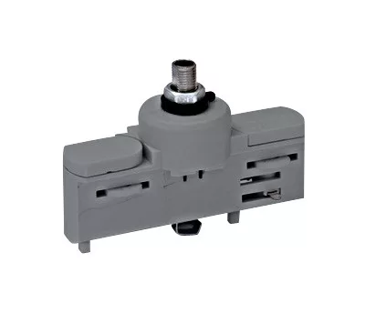 SCHRACK - Adapter 3 fázisú  áramsínhez, 16A, 230V, szürke 3 fázisú áramsín rendszer, BLUE LINE - LID13156--
