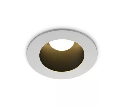 SCHRACK - Mewa LED 8W 480lm 830 IP20 220-240V 60° fehér-fekete süllyesztett mélysugárzó, 300mA vezérlővel - LID15469--