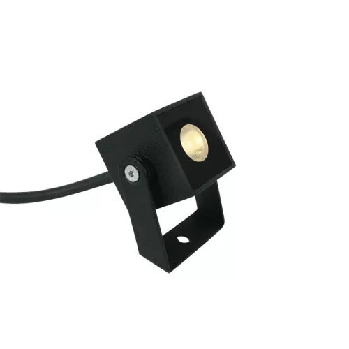 SCHRACK - Elice LED 1W 80lm 830 IP65 24VDC Dimm 40° antracit Kerti lámpatest - LID15638--