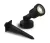 SCHRACK - Varese LED 5W 400lm 830 IP65 100-240V 38° fekete Kerti lámpatest - LID15873--