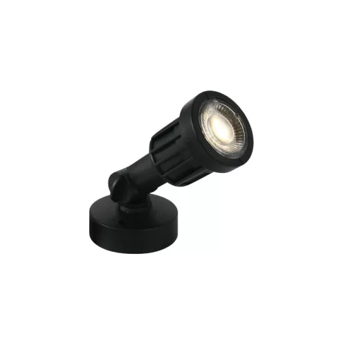 SCHRACK - Verese LED 5W 400lm 840 IP65 100-240V 38° fekete Kerti lámpatest - LID15874--