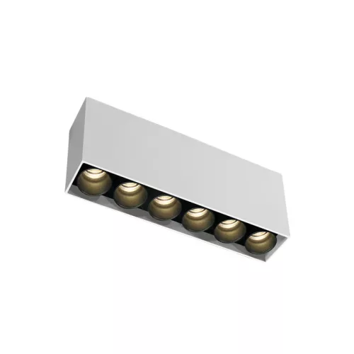 SCHRACK - Kiko RE LED 15W 1200lm 3000K CRI85 IP20 220-240V 25° fehér Felületre szerelt LED mélysugárzó - LID16276--