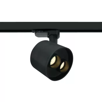   SCHRACK - Motril S LED 12W 960lm 930 IP20 220-240V 40° fekete 3-fázisú sínes spotlámpa - LID16292--