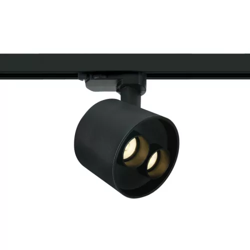 SCHRACK - Motril S LED 12W 960lm 930 IP20 220-240V 40° fekete 3-fázisú sínes spotlámpa - LID16292--