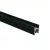 SCHRACK - Aluprofil 7903/B + PC opálbura 2m fekete 08 STRIPS & PROFILES - LID16682--