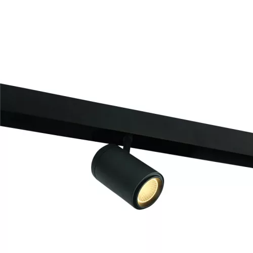 SCHRACK - RIO LED 24W 1920lm 930 IP20 48VDC 38° fekete Spotlámpa állítható 38° - LID16817--