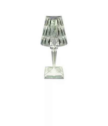 SCHRACK - Kristal T1 1,2W 60lm 830 IP54 Dimm clear USB tölthető , 3-fokozatban dimmelhető, 1x2000mAh lítium akkumulátor - LID16938--