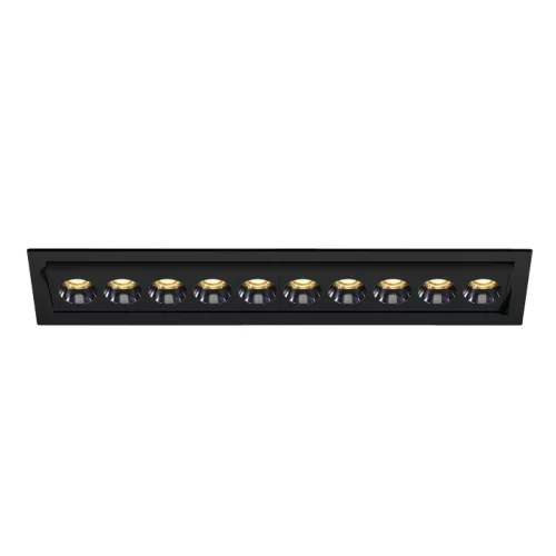 SCHRACK - Orion LED 24W 1680lm 930 IP20 220-240V 38° fekete káprázás-korlátozott, állítható, süllyesztett - LID17064--