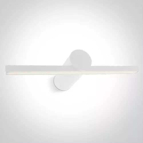 SCHRACK - Bath RD I LED 8W 700lm 3000K IP44 230V fehér Tükörvilágító, meghajtóáramkörrel, állítható - LID17412--