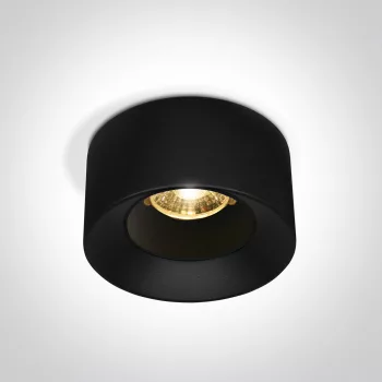   SCHRACK - Feud LED 7W 600lm 930 IP20 38° 230V fekete 02 REC SPOTS FIX LED - LID17564--