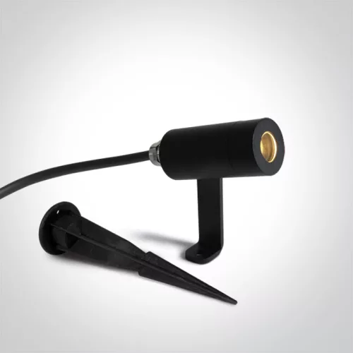 SCHRACK - 67538A/B/W fekete kerti spot 2W WW 700mA IP65 DarkLight 20 GARDEN&UNDERWATER - LID18086--