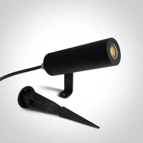 SCHRACK - 67538B/B/W fekete kerti spot  6,5W 700mA WW IP65 DarkLight 20 GARDEN&UNDERWATER - LID18087--