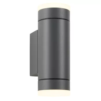   SCHRACK - Vida GU10 fali, fel/le, IP54 antracit LED kültéri fali lámpatest - LIHGWA39--