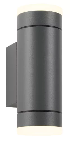 SCHRACK - Vida GU10 fali, fel/le, IP54 antracit LED kültéri fali lámpatest - LIHGWA39--