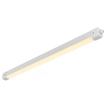   SCHRACK - DEVO BASIC 36W 4680lm 3000K/4000K/6500K 1200mm IP65 fehér Por- és páramentes lámpatest, DIP-kapcsolóval választható teljesítmény és színhőmérséklet, 18W=2340lm / 36W=4680lm - LITP0083--