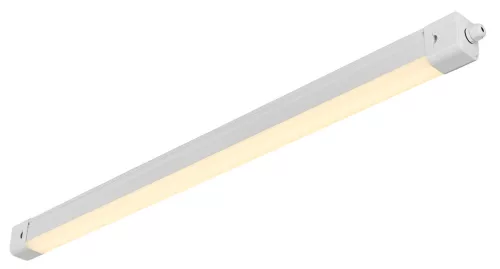 SCHRACK - DEVO BASIC 36W 4680lm 3000K/4000K/6500K 1200mm IP65 fehér Por- és páramentes lámpatest, DIP-kapcsolóval választható teljesítmény és színhőmérséklet, 18W=2340lm / 36W=4680lm - LITP0083--