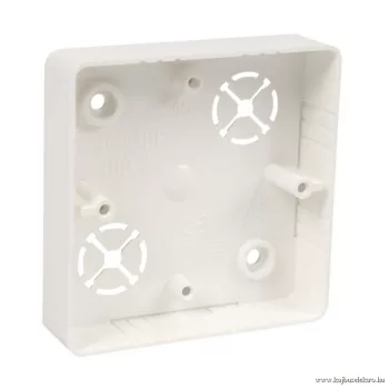   KOPOS ELEKTRO - LK 80X20R/1 HB - Szerelvény doboz (falon kívüli) Elosztódoboz 81x81x19mm 10/160