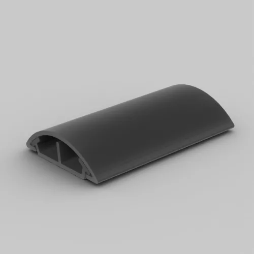 KOPOS ELEKTRO - LO 35 L2 - Taposócsatorna Taposócsatorna 34x10,5mm tetővel sötétszürke 2m öntapadós