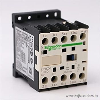  SCHNEIDER LP1K0610BD - Mágneskapcsoló 6A, 1 záró, DC, 2,4 W