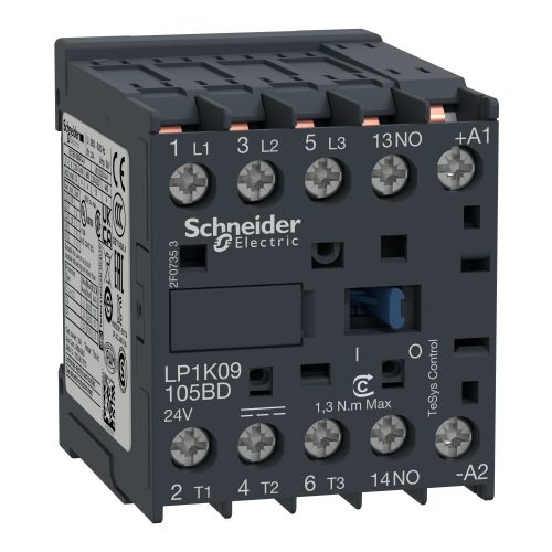 SCHNEIDER LP1K09105BD - Mágneskapcsoló 3P, 9A