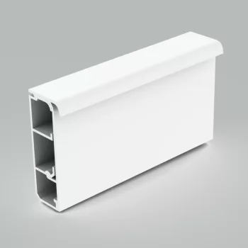   KOPOS ELEKTRO - LPK 80X25 HD - Padlószegély vezetékcsatorna komplett Műa csatorna padlószegély, 80x25mm szőnyegezhető