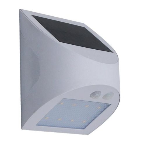 LED fehér fali napelemes lámpa 3W / 3000K / 4000K - LS125