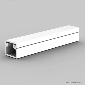   KOPOS ELEKTRO - LV 11X10 P2 - Vezetékcsatorna Műa csatorna 11x10mm tetővel fehér 2m/szál öntapadós 150m/cs