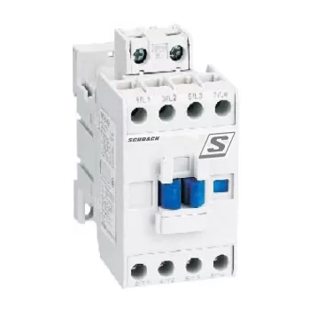   SCHRACK - Mágneskapcsoló 3p, CUBICO Classic, 4kW, 9A, 1z+1ny, 24VDC - LZDC09B5--