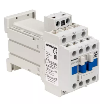  SCHRACK - Mágneskapcsoló 3p, CUBICO Classic, 7,5kW, 18A, 1z+1ny, 24VDC - LZDC18B5--